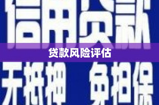 余杭贷款风险评估