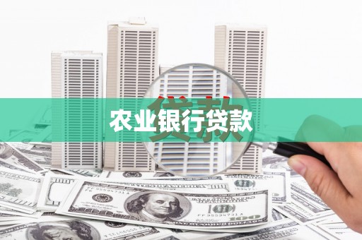 余杭农业银行贷款