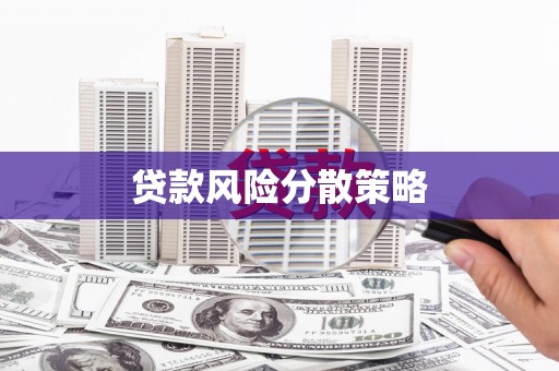 余杭贷款风险分散策略