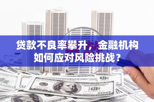 余杭贷款不良率攀升，金融机构如何应对风险挑战？