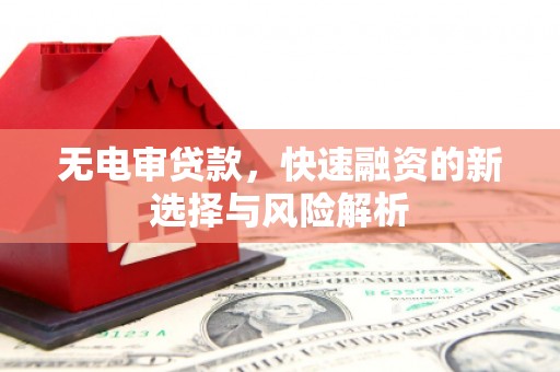 余杭无电审贷款，快速融资的新选择与风险解析