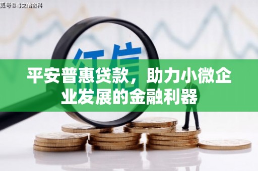 余杭平安普惠贷款，助力小微企业发展的金融利器