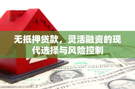 余杭无抵押贷款，灵活融资的现代选择与风险控制