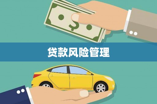 余杭贷款风险管理