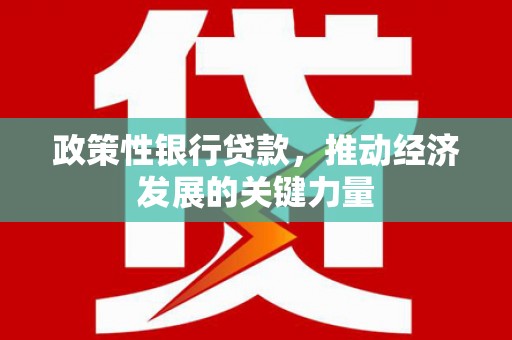 余杭政策性银行贷款，推动经济发展的关键力量