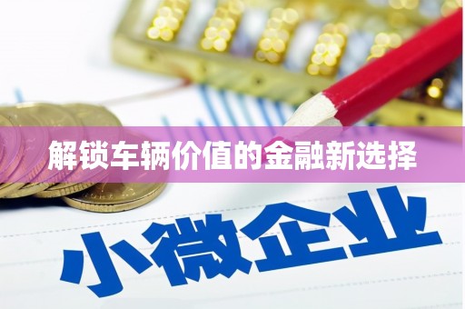 余杭解锁车辆价值的金融新选择